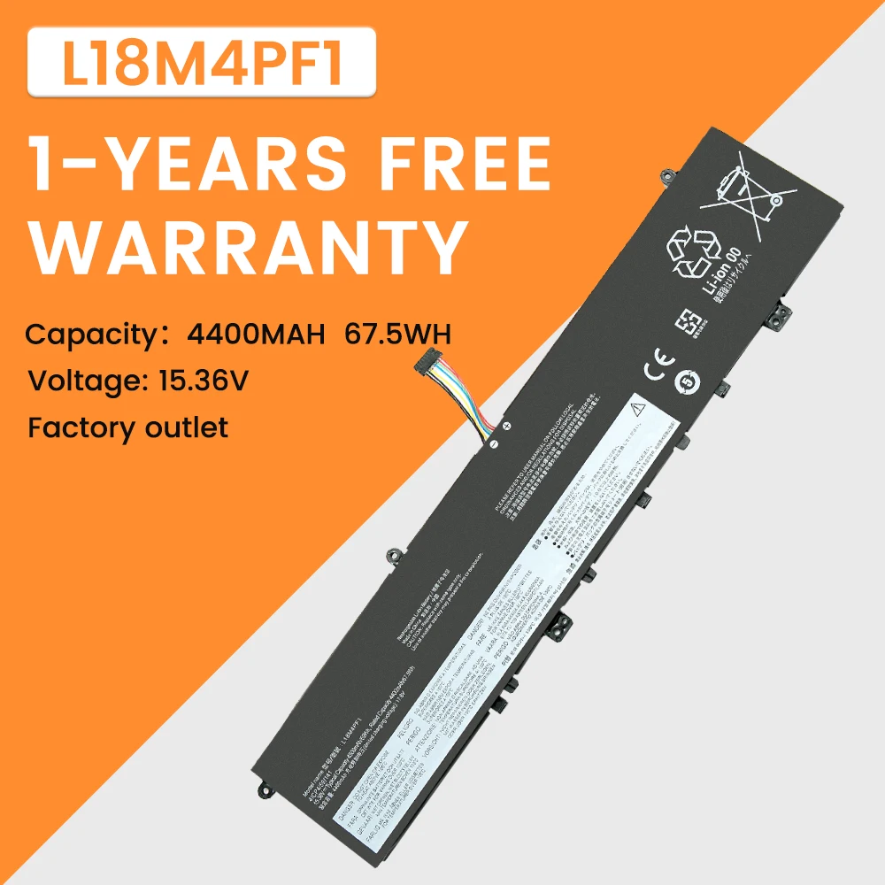 L18M4PF1 L18D4PF1 Laptop Battery For Lenovo Yoga 9-15IMH5 C940-15IRH C940-15IRH IdeaPad S740-15IRH