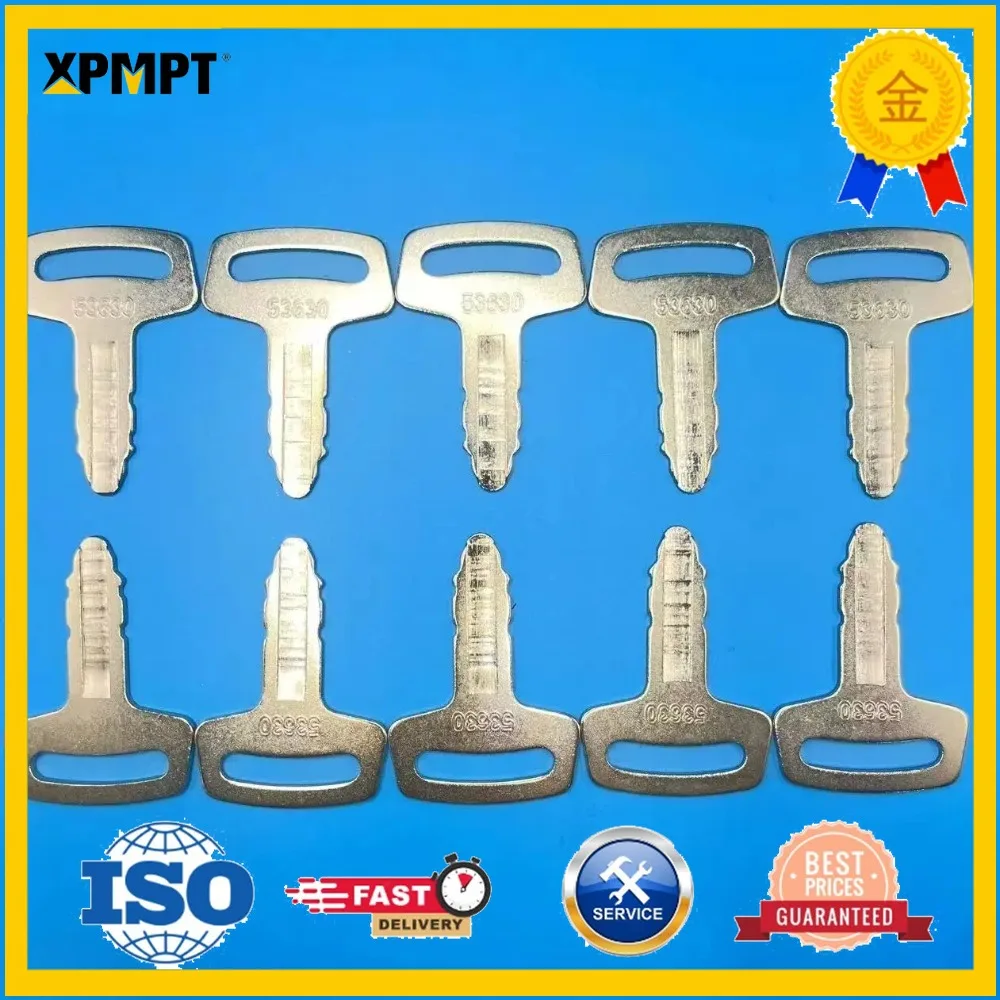 1/5/10 PCS 53630 Keys RC101-53630 Ignition Key For Kubota Excavator Construction Equipment