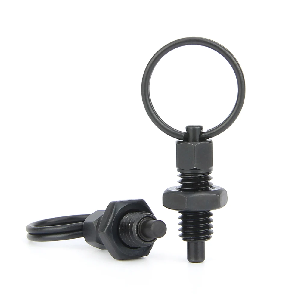 Stainless Steel Spring Retractable Index Plungers Pull Ring Indexing Plunger