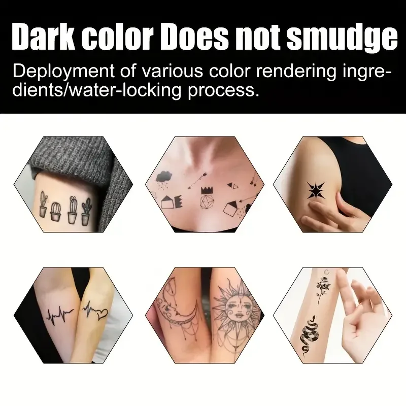 7 Colors Tattoo Cream Juice,Painless Tattoo Body Art Painting Cream for Long-Lasting and Vibrant Tattoos Not Easy to Fade