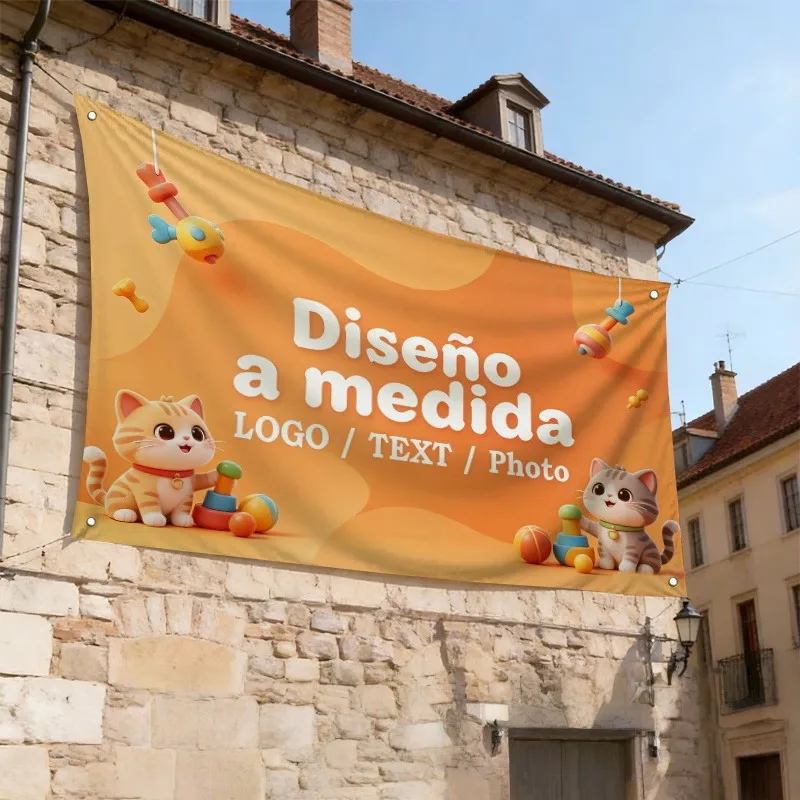 Custom Advertising Flags With Delicate Carnival And Day Holiday Graphics Can Add Exclusive Brand Logos Advertising Promotion