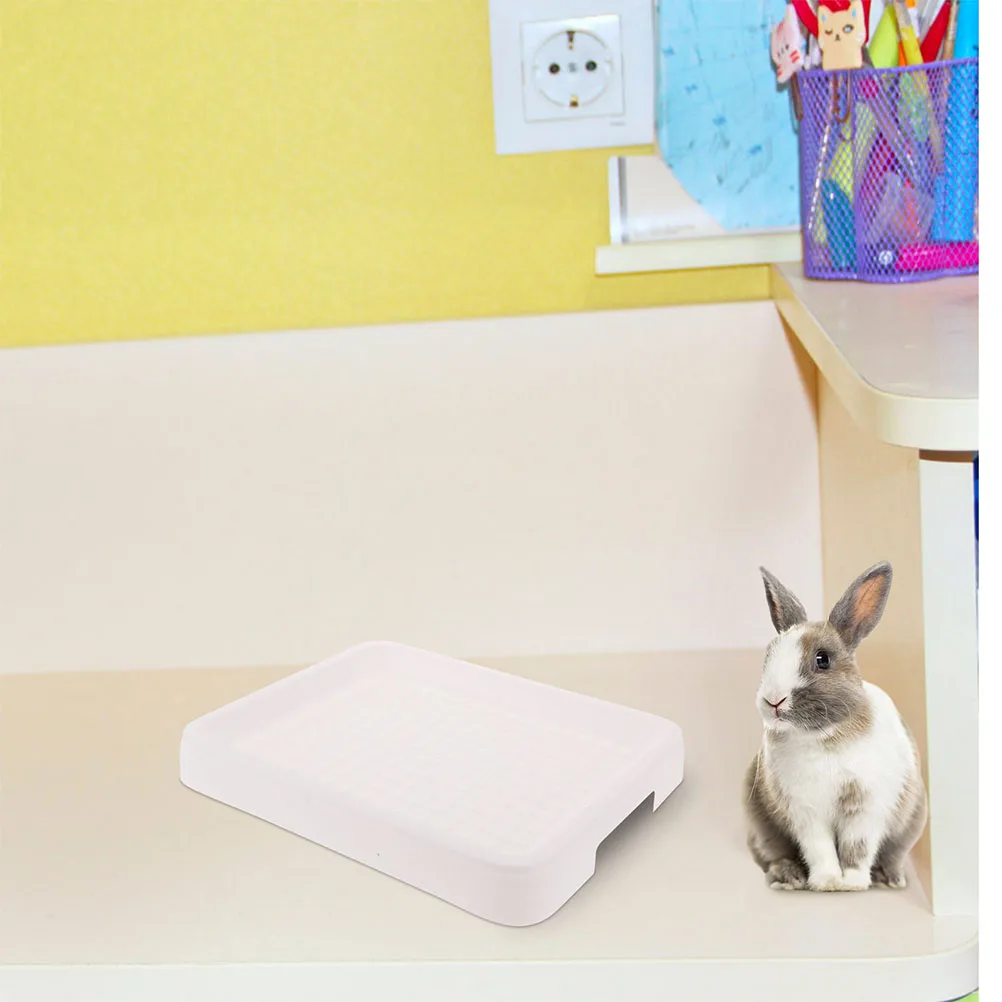 

Pet Litter Box Rabbit Training Potty Plastic Indoor Tray Ferret Bunny Guinea Pig Hamster Dog Cat Pet Potty Aid Clean Supplies