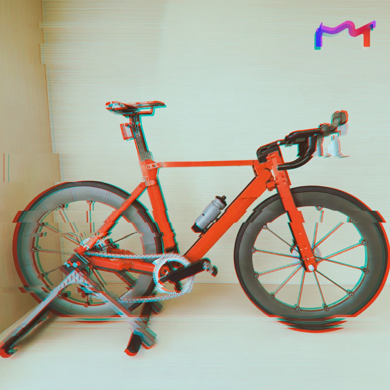 2026 New 1015pcs Road Racing Bike Cycle Road Racing Bicycle Building Block Assemble Puzzle Model Toy For Ornament Birthday Gift