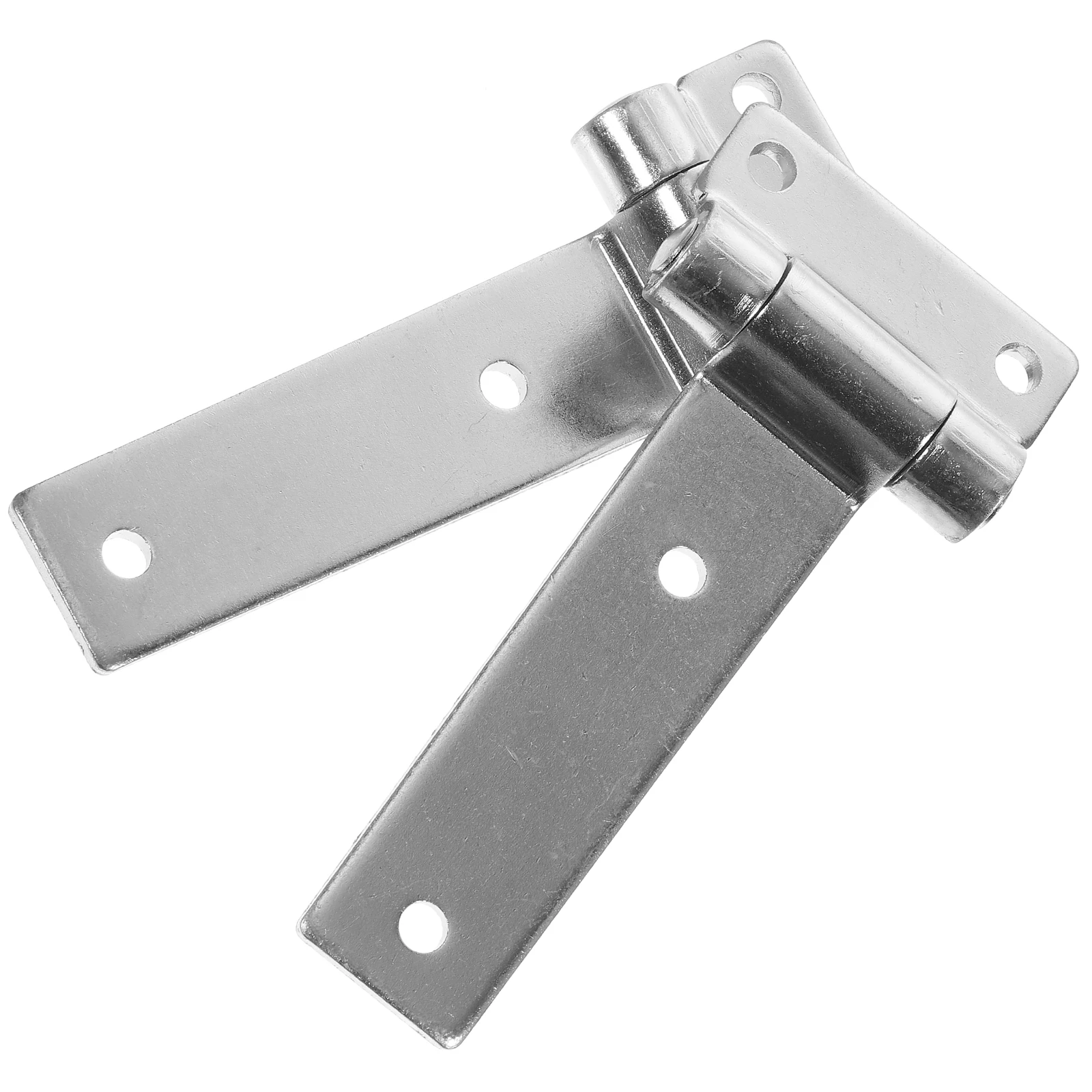 

2Pcs Heavy Duty Cabinet Door Hinges Long Galvanized Steel Reinforced Replacement Damping Torque Industrial Hardware
