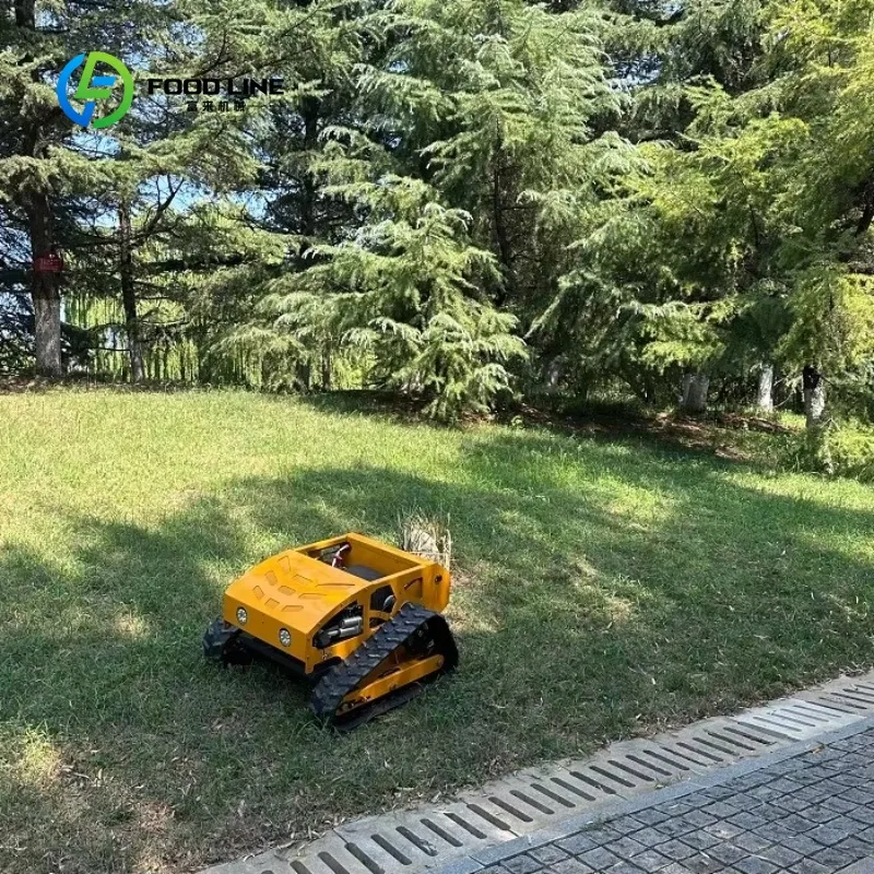 Intelligent Control Crawler Remote Control Lawn Mower Portable Small Remote Control Lawn Mower Customized