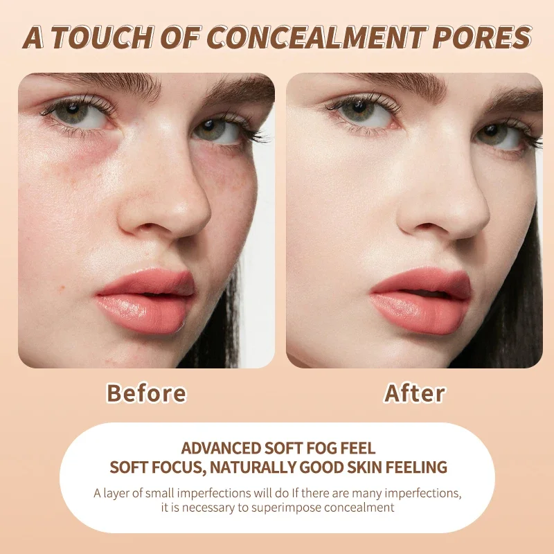 Marcador de contorno facial de ponta dupla, à prova d'água, fosco, controle de óleo, corretivo, lápis, tom de pele, maquiagem