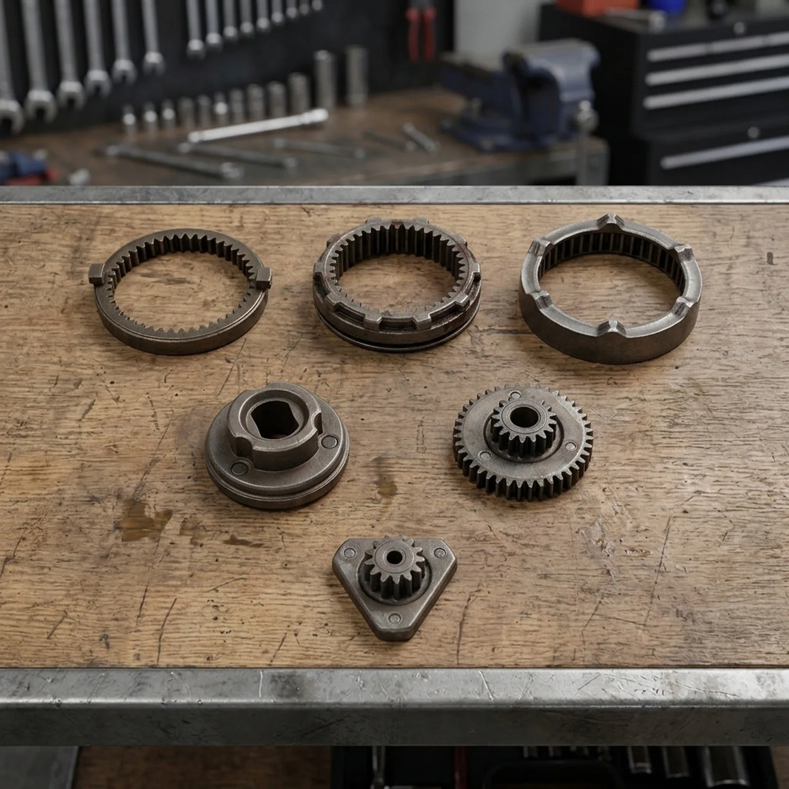 Metal Reduction Gear Set for Brushless Lithium Electric Drills 16pcs Self-Locking Gears Used in Drill Motor Overhauls