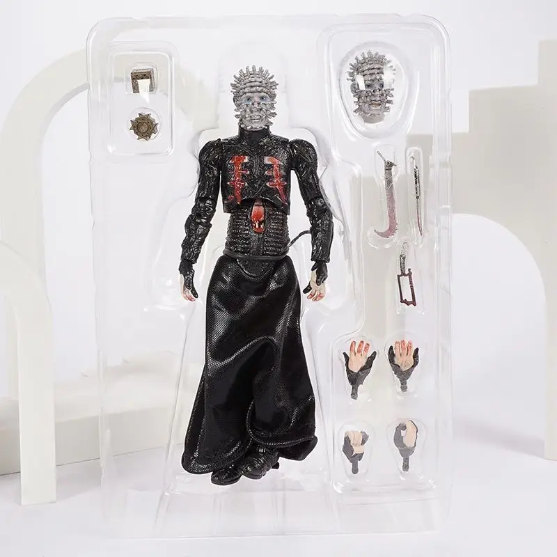 

NECA Hellraiser Figure Hellraiser Ultimate Pinhead Action Figure He'll Tear Your Soul Apart Collectible Model Toys 7" Figures