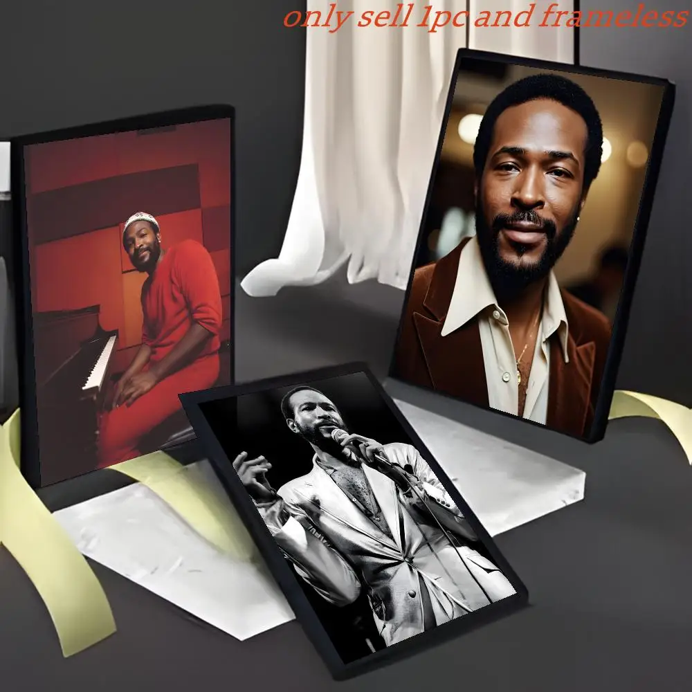 Creative Marvin Gaye Poster Poster HD Art Sticky Wall Waterproof Home Living Room Bedroom Bar Aesthetic Decoration