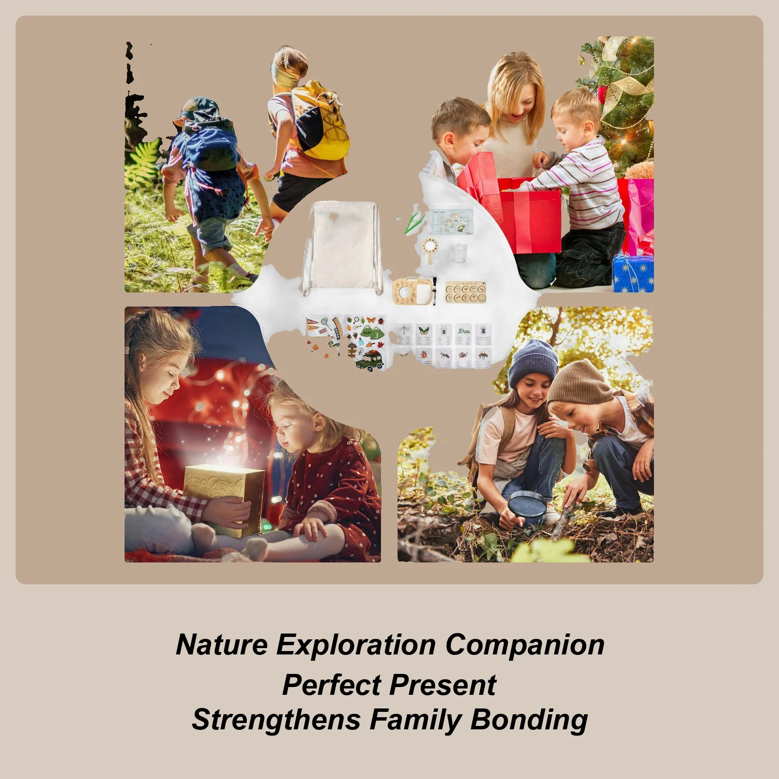 

Nature Exploration Toys Plant Microscope Educational Gear Kids Outdoor Adventure Kit For Teen Student School Birthday Camping