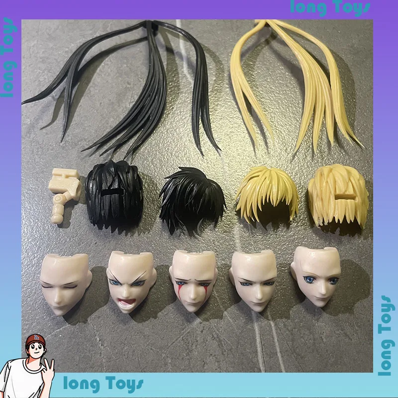 

in Stock Saint Seiya Myth Cloth EX Hades Emperor Alone Head Carving/5 Faces+Hair Lost Canvas/LC Knights of The Zodiac Figure