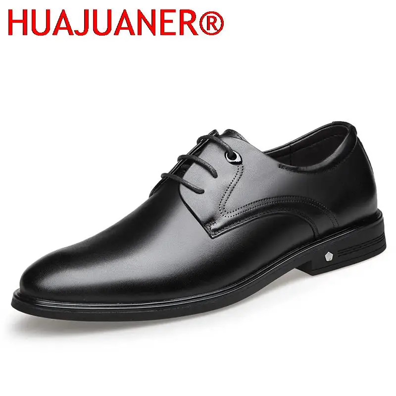 

Men Oxford Shoes British Dress Business Men's Shoes Casual Leather Gentleman Footwear Male Comfortable Flats Men Loafers Fashion