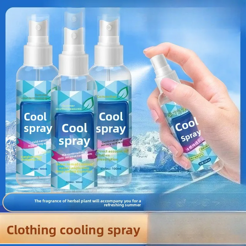 

Summer Cooling Spray Instant Chill - Portable Refreshing Mist for Outdoor Sports & Military Training Hot Weather Relief Quick-
