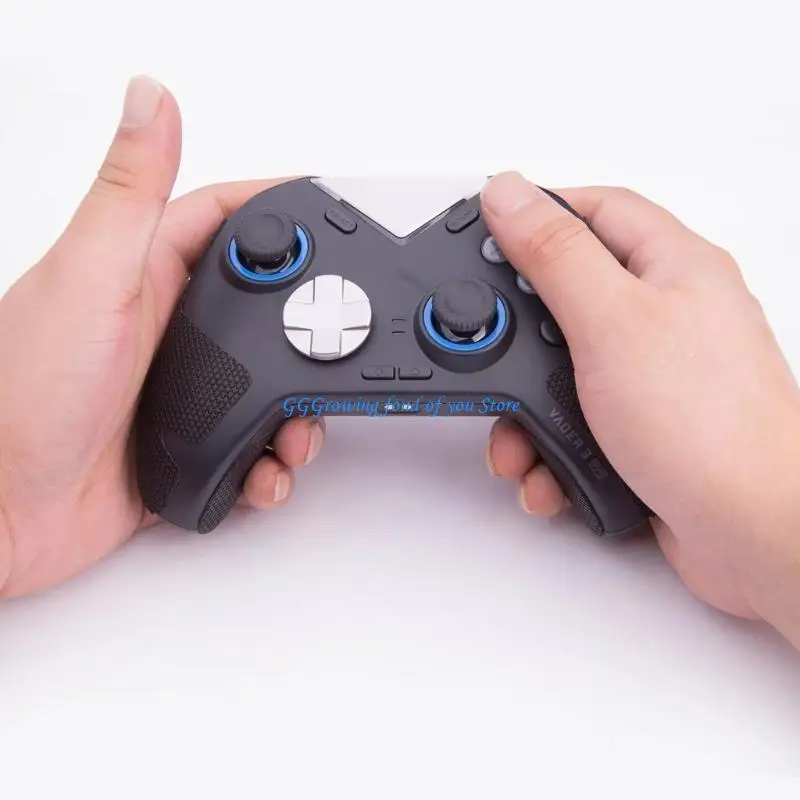 

H9EB Scratchproof Silicone Stickers Controller Grip Protector Sticker for Vader 3 4 Controller Handle Grips Tape