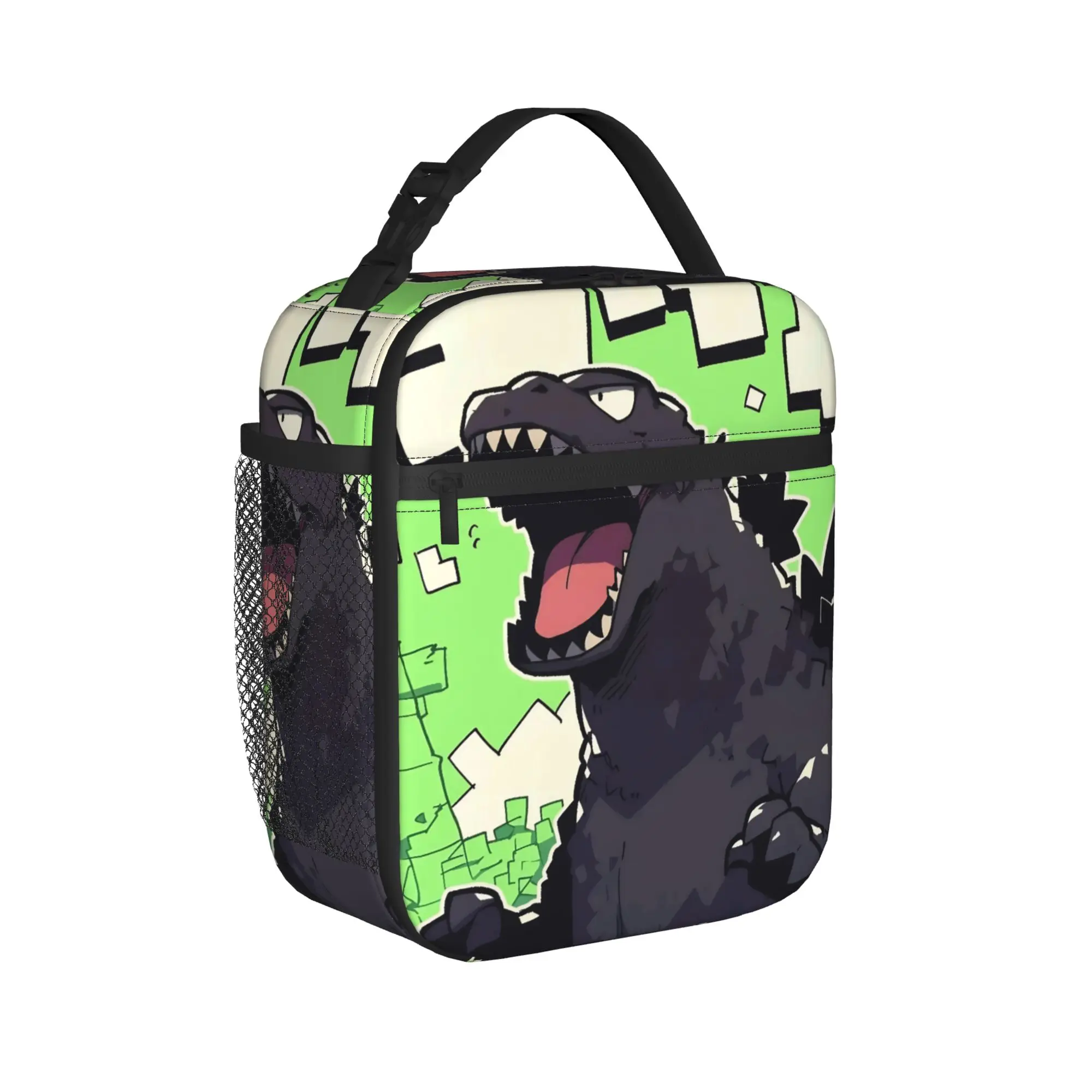 Monster G-Godzillas Thermal Insulated Lunch Bags for Picnic  Portable Bento Box Cooler Thermal Lunch Boxes