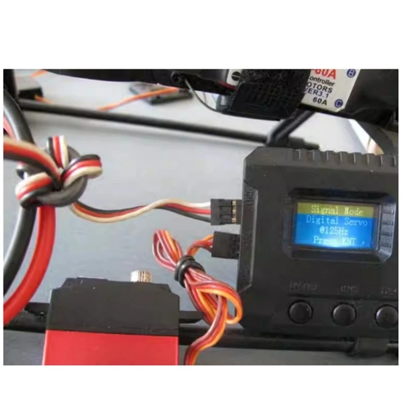 TL80 RC Servo Tester Multi-Function Programmable Digital Steering Gear Performance For RC Robot Helicopter Car Servo