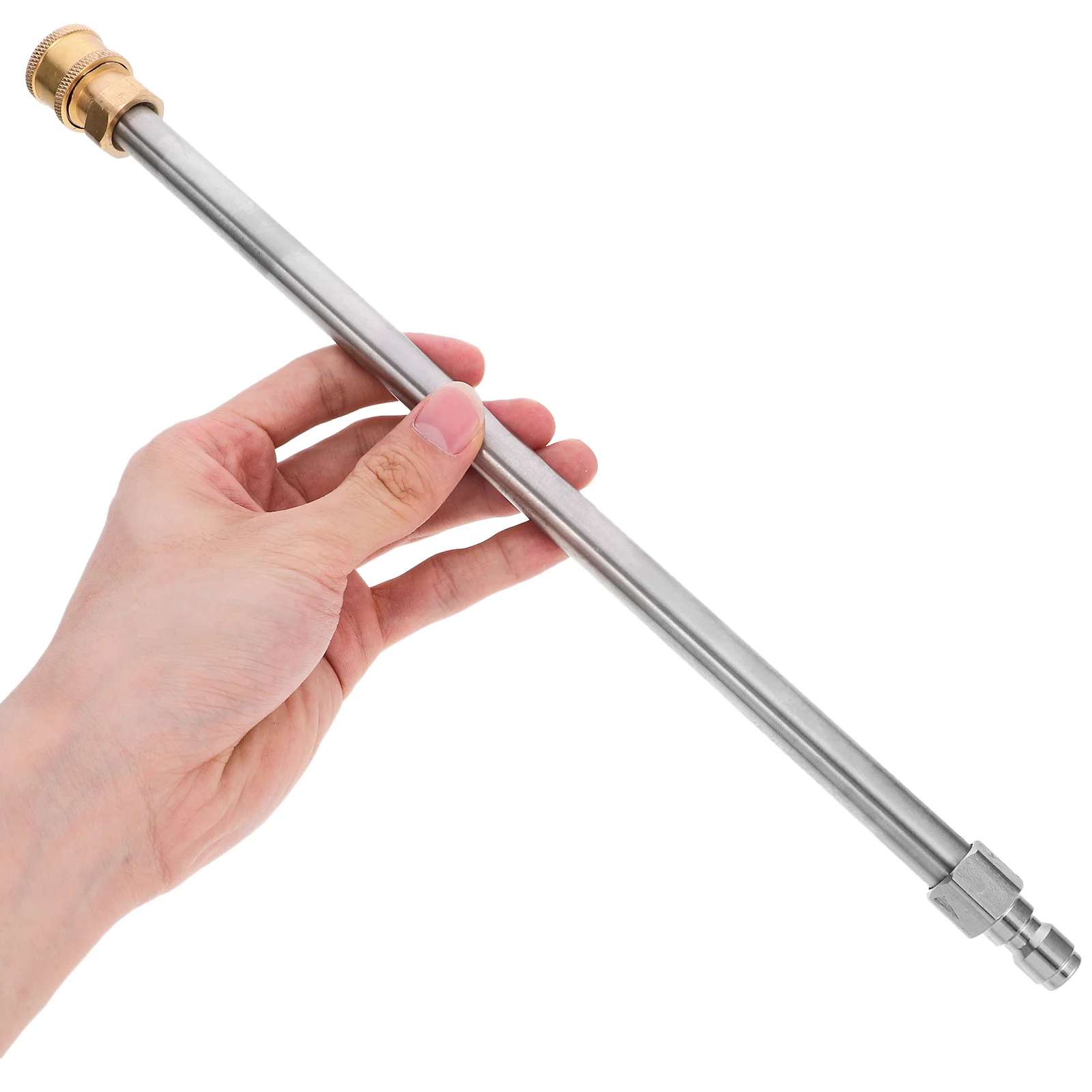 

2Pcs Pressure Washer Extension Rod High Pressure Stainless Washer Extender Replacement Compatible Accessory for Car