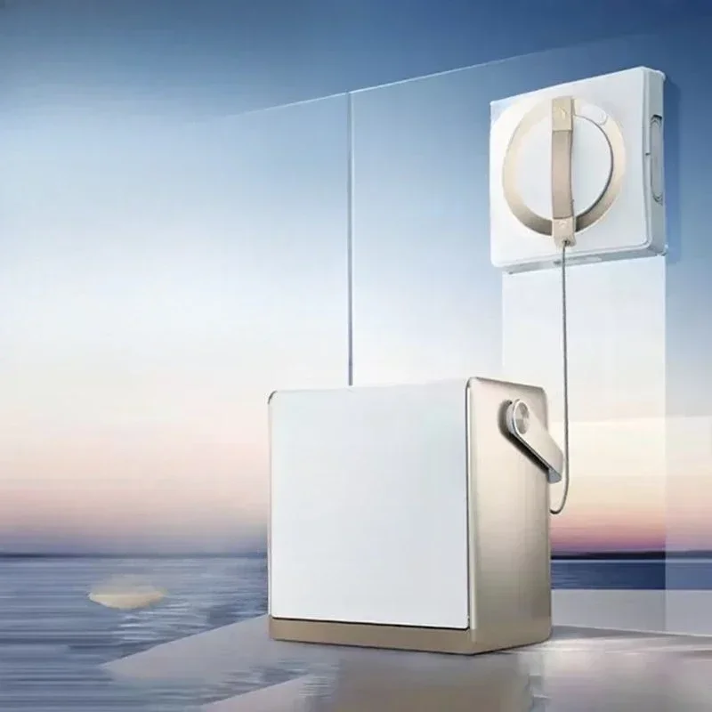 Window cleaning robot, multi-functional base station glass cleaning artifact, household fully automatic high-rise
