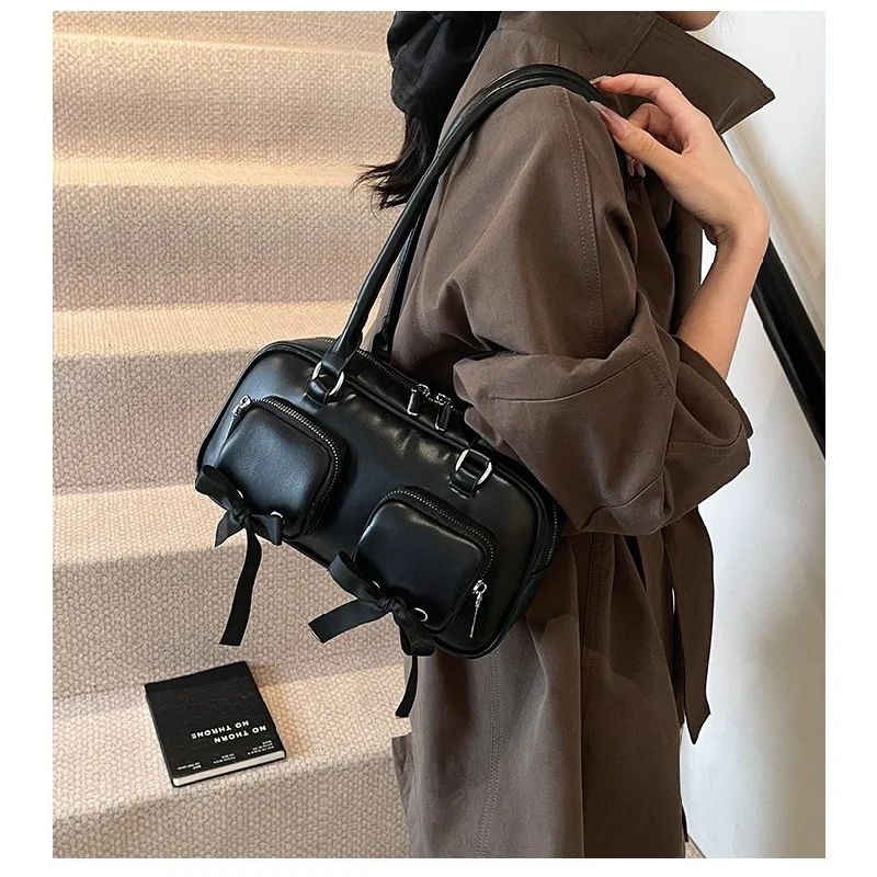 

High-End Ladies Messenger Bag Crafted From Lavender-Patterned Leather Featuring Casual Paris Spacious Soft Daily Refined Look​