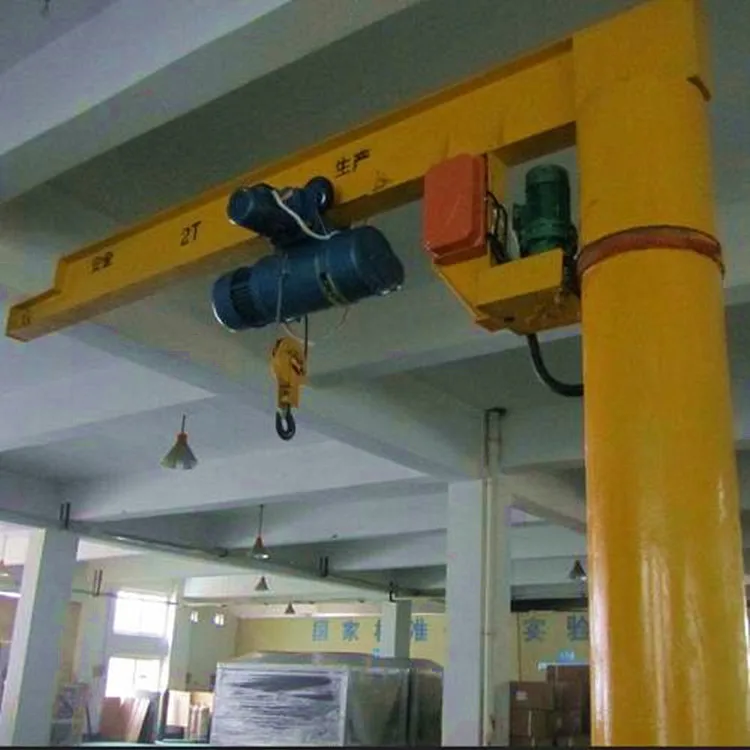 500kg 1000kg Small Portable Jib Lift King Electric Loop Chain Hoist Winch Crane