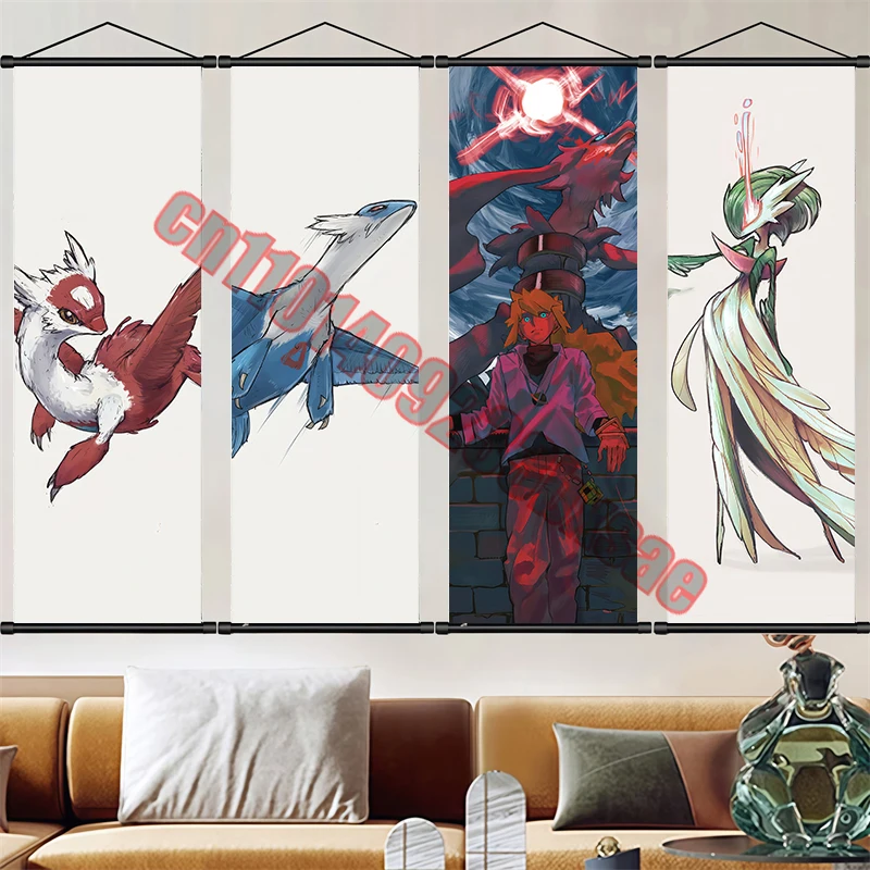 

Classic Anime Pokemon Gardenoir Premium Cool Art Scroll Drawing Poster Drawing Suitable for Bedroom Decoration Children's Gifts