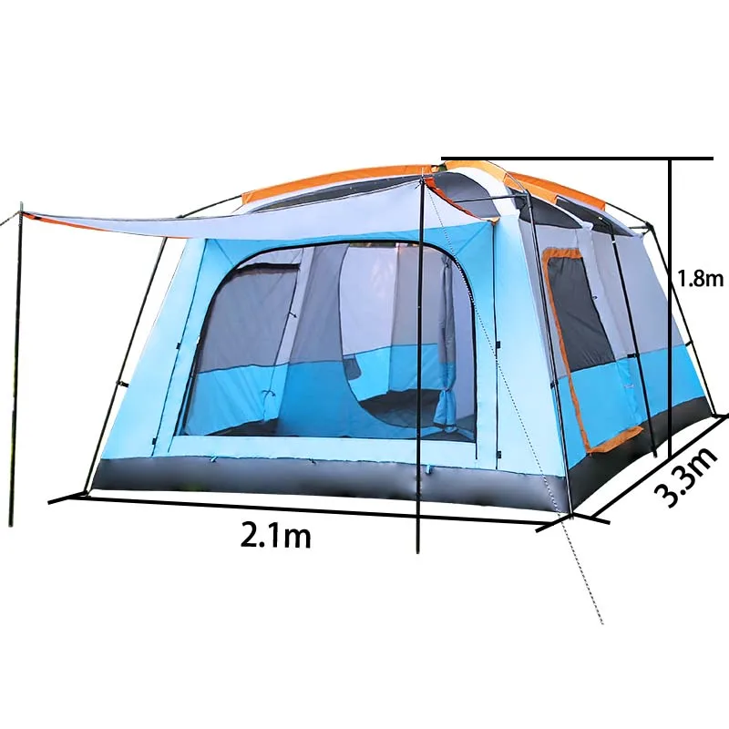 

Amazon Hot Selling Tents For Sale Big Tent 8 Person Outdoor Clamping Camping Tent Waterproof