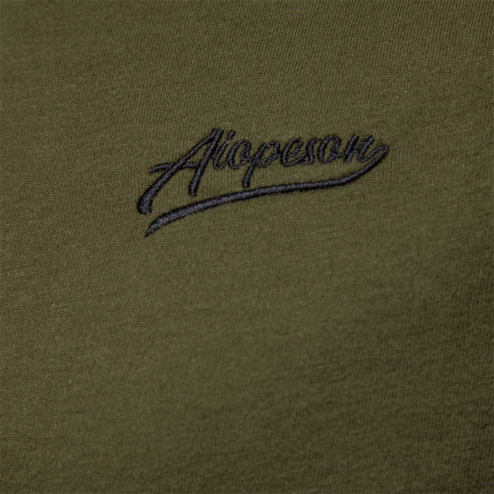 AIOPESON Men's T-shirts 100% Cotton Long Sleeve O-neck Pactwork Casual T shirts for Men New Spring Designer Tees Men Clothing image 4