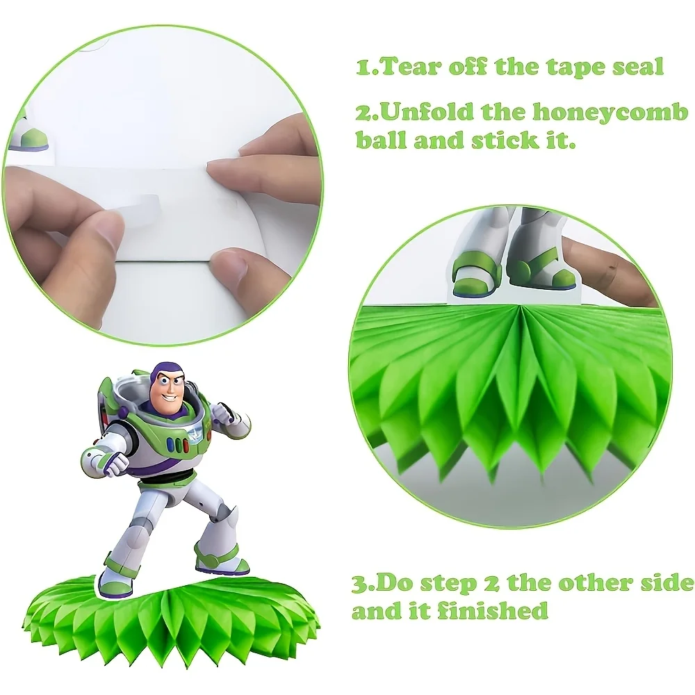 9pcs Disney Toy Story Themed PartyDecoration, Birthday Party Decoration Supplies,Surprise‑themed event supplies，Men's Party view 5