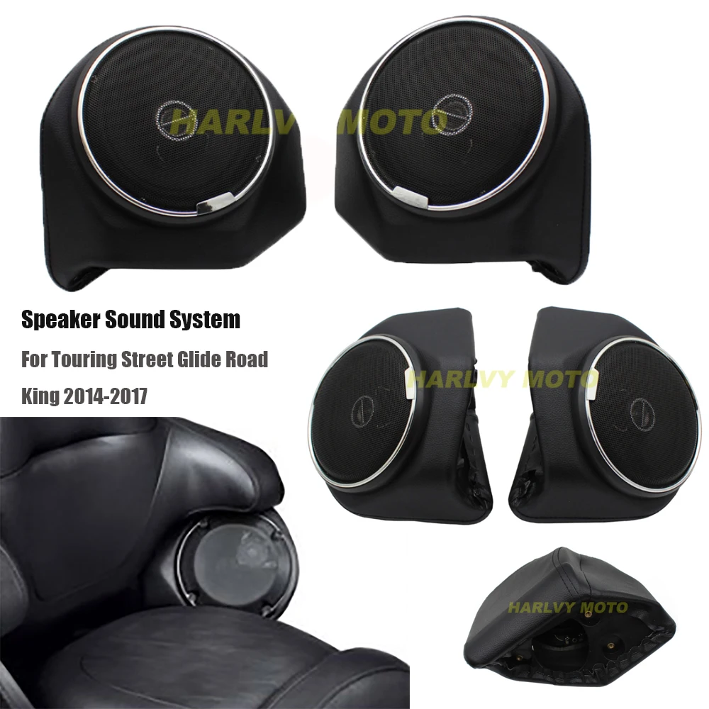 

Motorcycle Pak Rear Speaker Sound Device For Touring Street Glide Road King 2014-2017