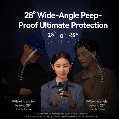 Закаленное стекло Baseus 0,4 мм для iPhone 17, 16, 15, 14, 13 Pro Max Plus, защитная пленка для экрана, антиподглядывающая пленка для автоматической установки