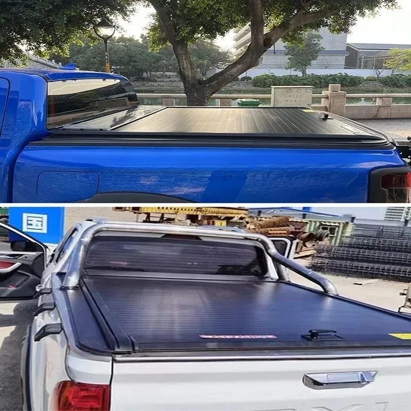 شاحنة صغيرة يغطي السرير الأسطوانة مصراع غطاء الألومنيوم الأسطوانة غطاء قوي تونيو غطاء شاحنة الصلب تونيو غطاء ل ايسوزو Dmax 2018 #2