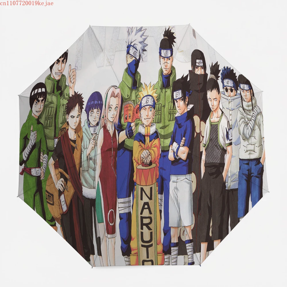 

Anime Naruto Legendary Ninja Umbrella, Windproof Folding UV Blocking Umbrella for Collectors Birthday Gift