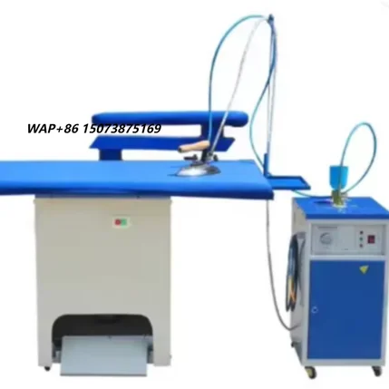 Top Selling New  Industrial Motor Steam Iron Machine Vacuum Ironing Table Steam Generator Garment Laundry Sunflower