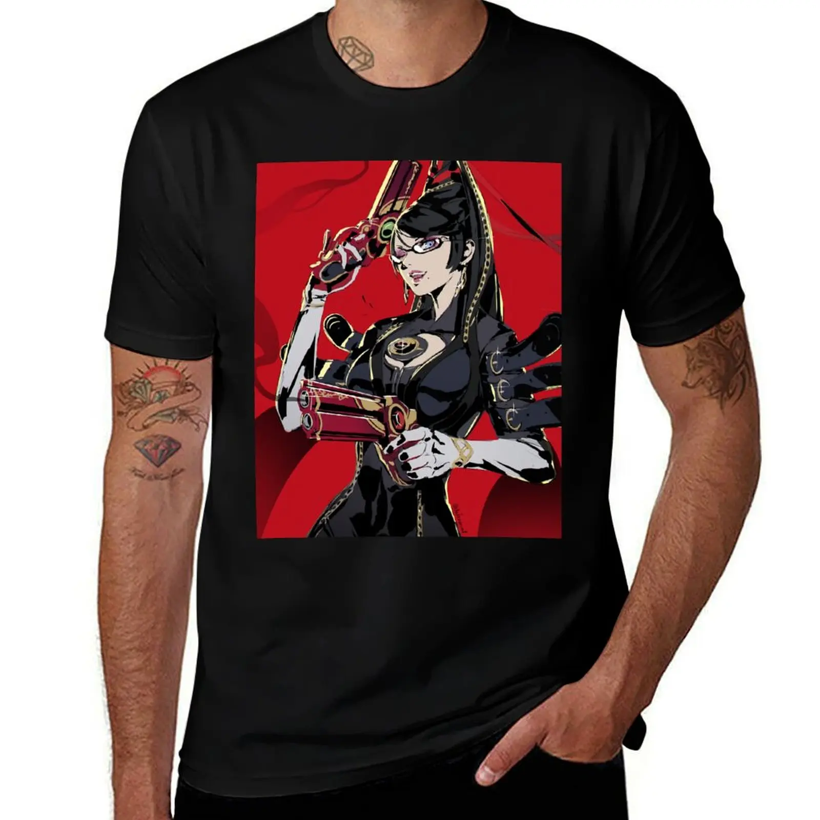 

Bayonetta 1 T-Shirt t shirts for man graphic funny anime tshirt T-Shirt