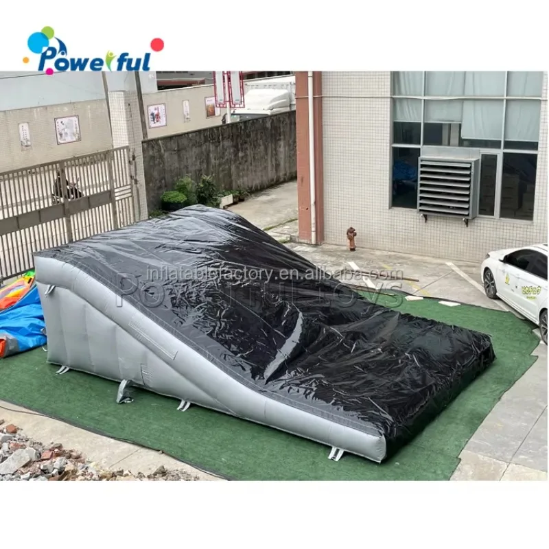 

Outdoor Indoor Skatepark Inflatable Skateboard Landing Pad Snowboarding Skiing airbag Inflatable Stunt airbag Bmx Jump