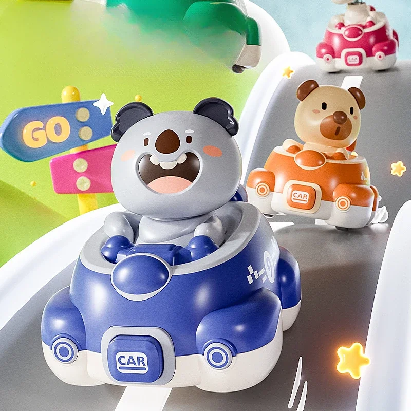 Jouet de voiture d'éjection inertielle de collision pour garçons et enfants, chargement de voiture, machine à beurre de sucre, cadeau de maternelle, jouets mignons et nouveaux