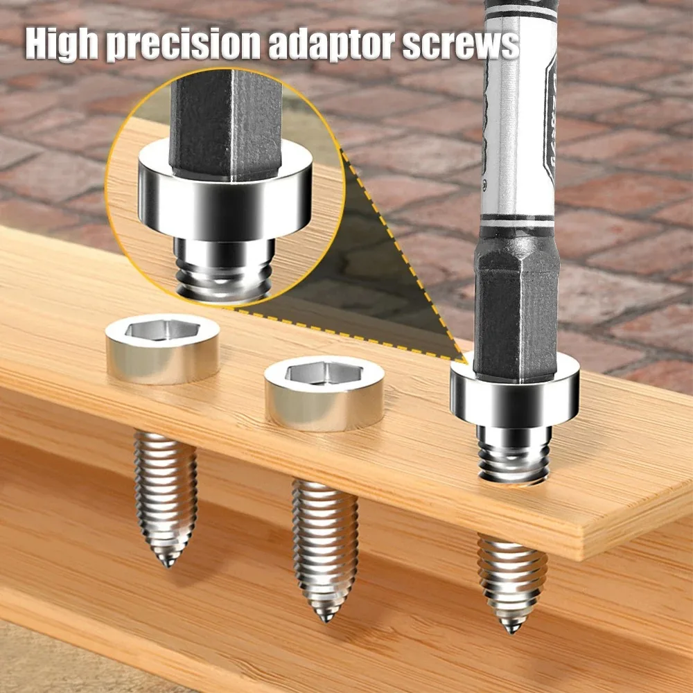 Magnetic Tamper Proof Screwdriver Head Kit, Impact Drill,Phillips Screwdriver Head,hexagonal Cross, Green Screwdriver Head