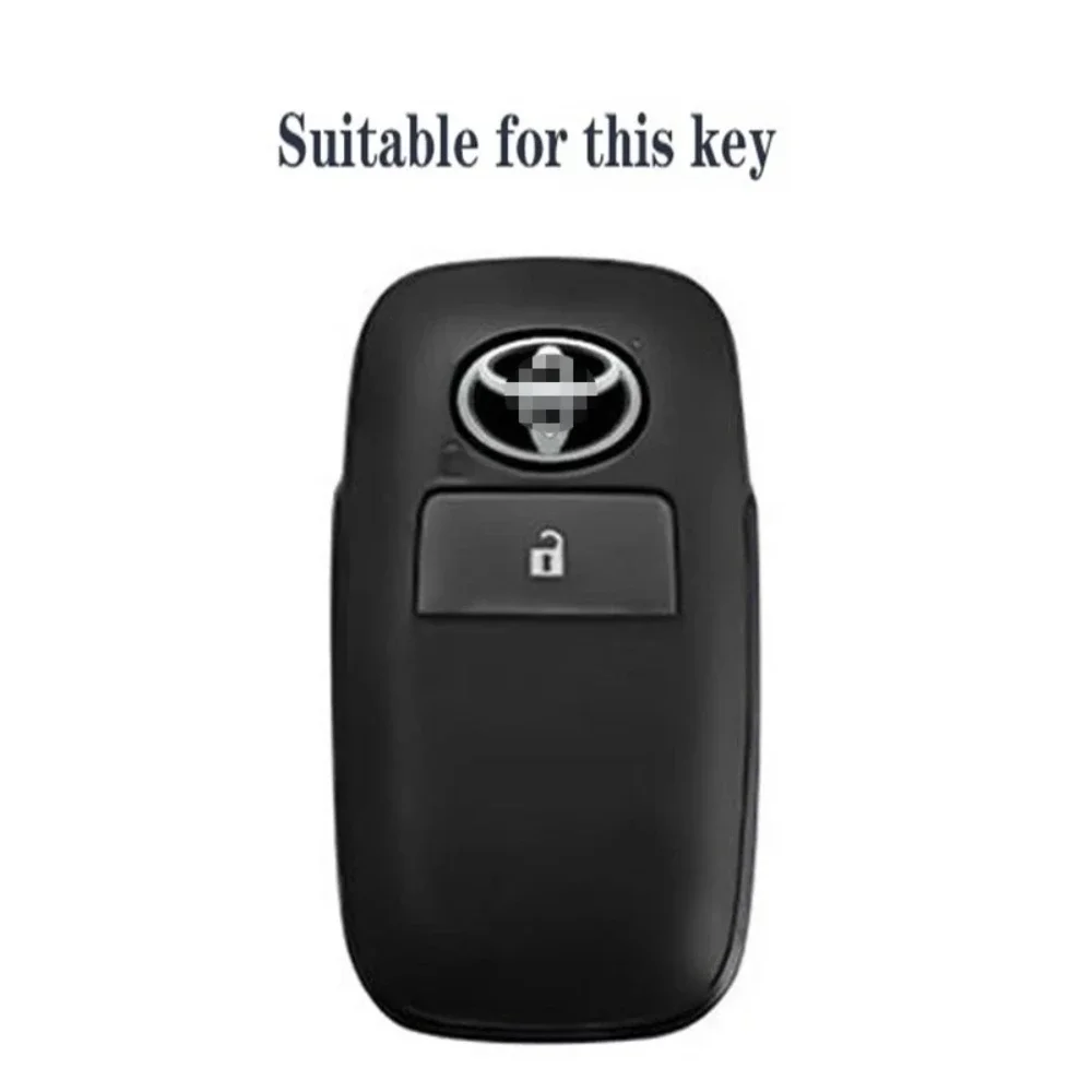 الأزياء الفاخرة لتويوتا ويغو رايز مفتاح القضية ل دايهاتسو روكي 2 أزرار غطاء السيارة حامل سلسلة مفاتيح اكسسوارات السيارات