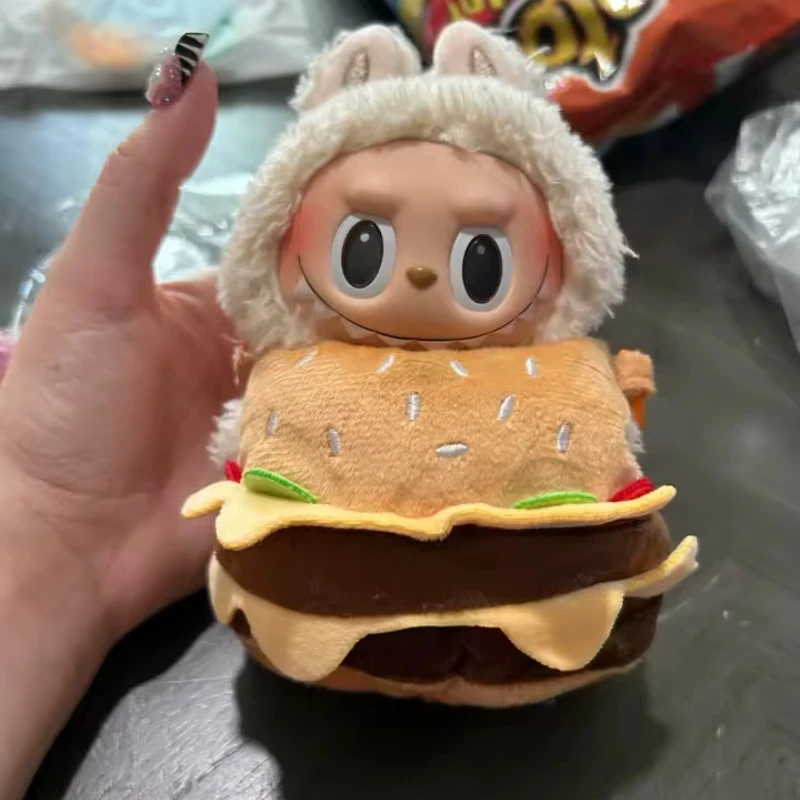 Mini ropa de muñeca de peluche, accesorios de atuendo para Corea Kpop Exo Labubu V1 V2 Idol Dolls Pit strip, traje de escalada, regalo de ropa