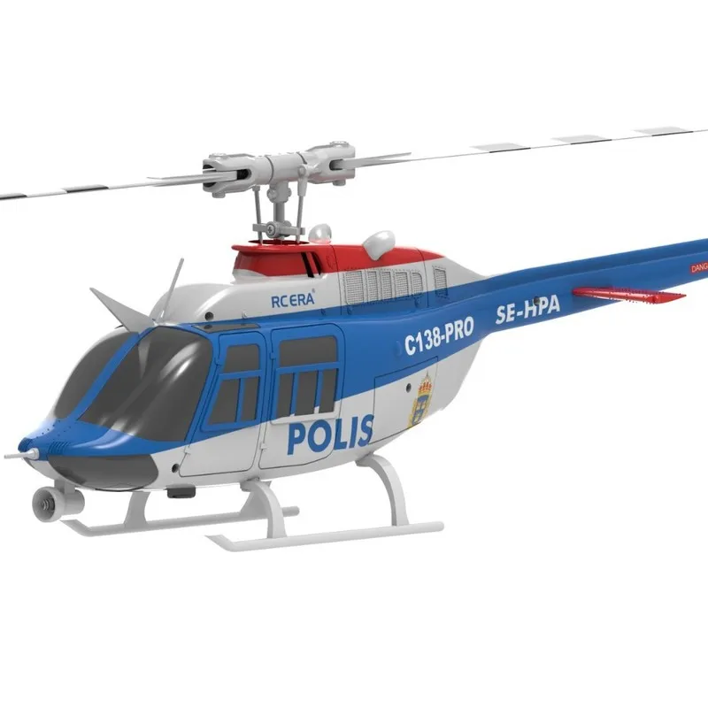 C138 Pro Brushless Version Remote Control Helicopter Model Helicopter Like Real Rc Dronerc Era In Stock 2025 New Bell 206