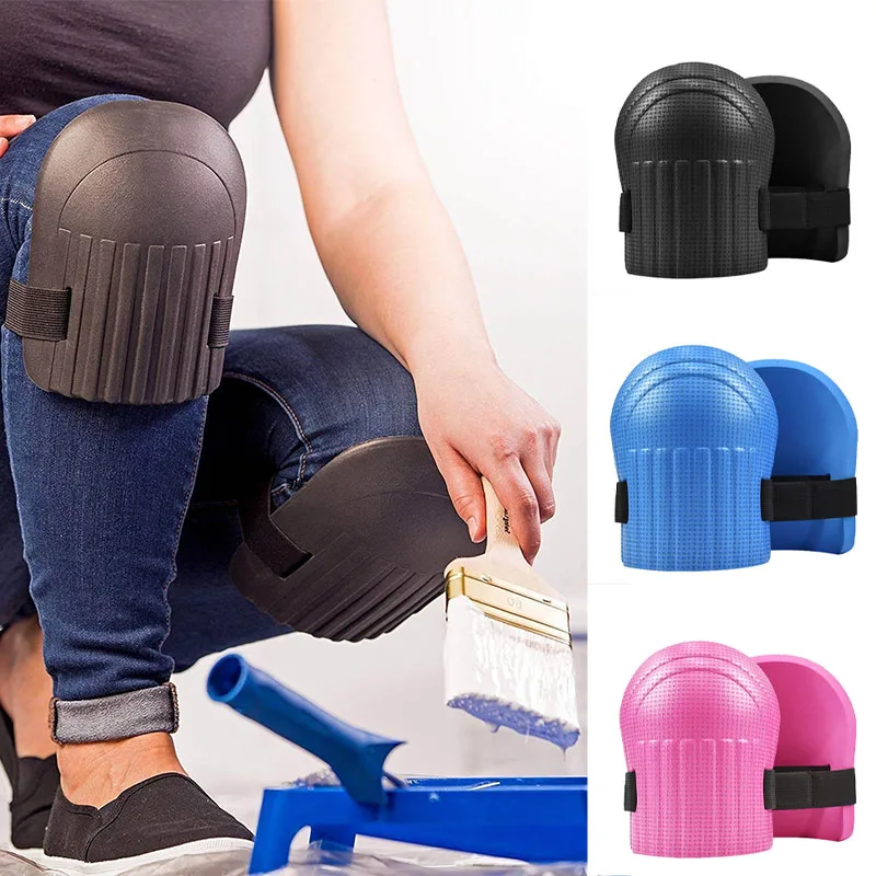

2Pcs EVA Foam Knee Pad Protective Working Soft Padding Workplace Safety Self Protection Sport Kneepad for Gardening Cleaning