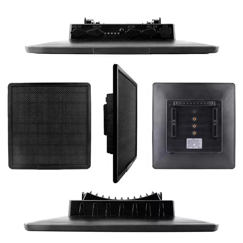 Solarladegerät-Set für Mobilfunk-Wegkamerafallen, Solarpanel mit Typ-C, USB-Schnellladung, 6 V, 9 V, 12 V, 10 W, 25000 mAh – Detail 6