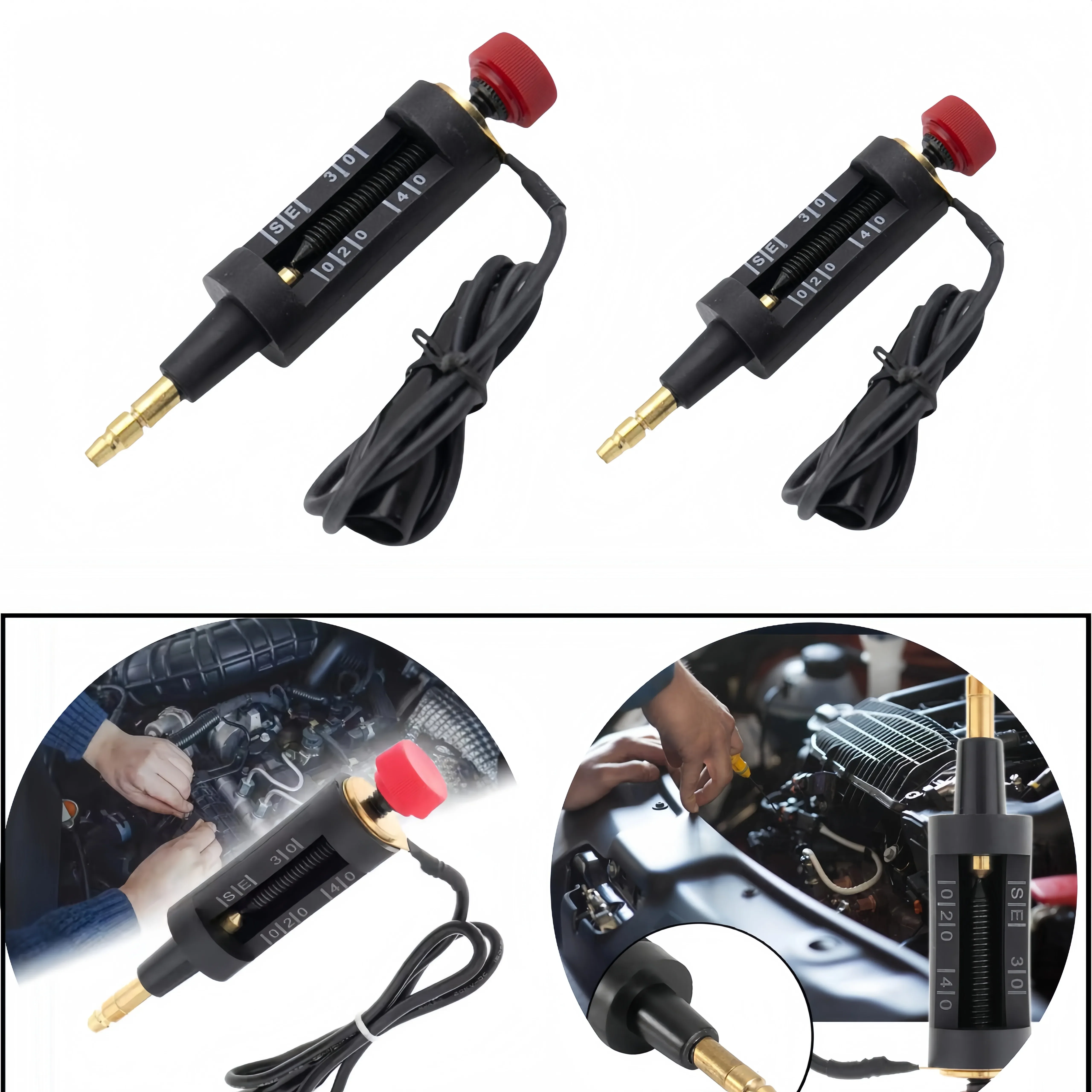 Professional Spark Plug Tester Adjustable Ignition Coil Diagnostic Tool for Cars Motorcycles Engines Efficient  Accurate Testing