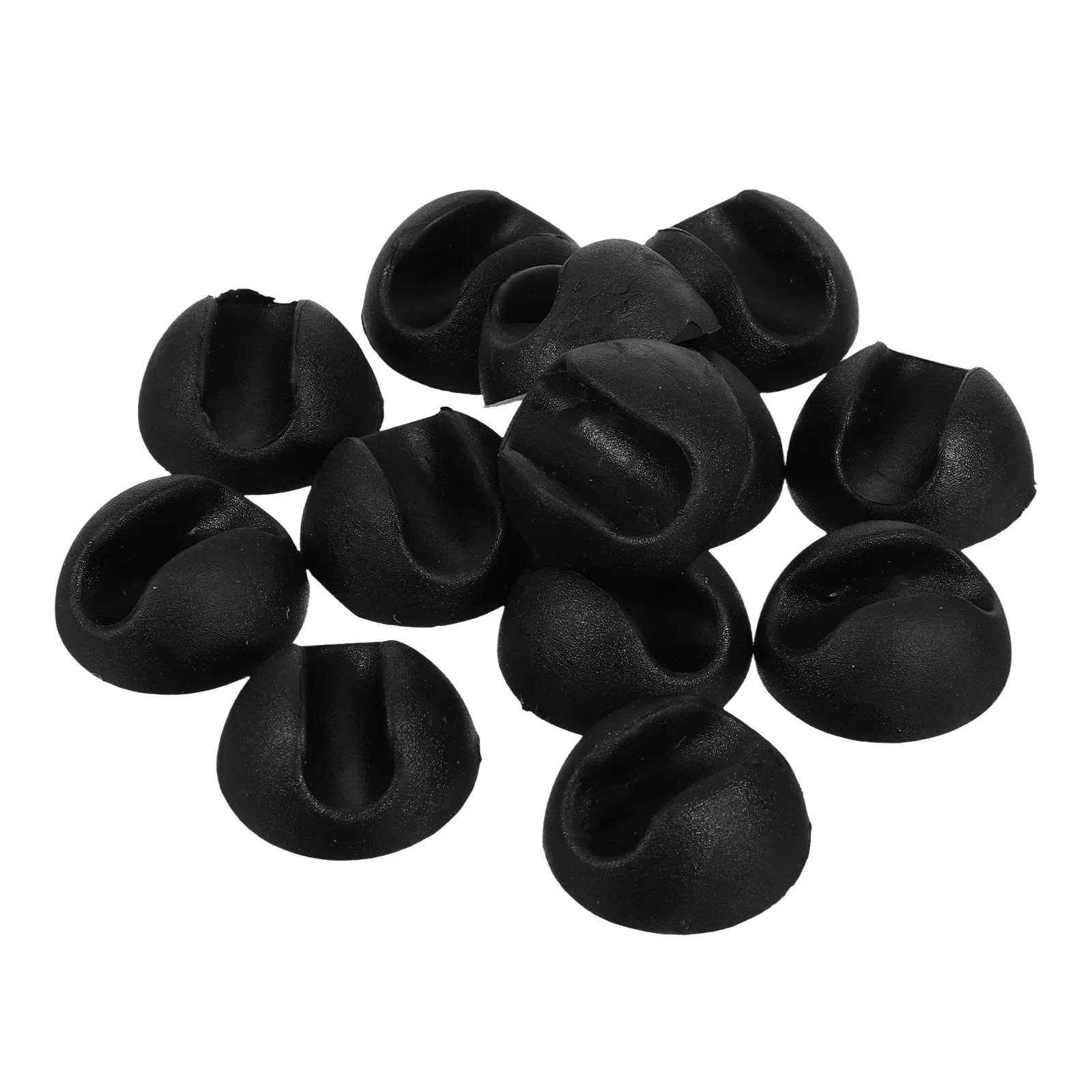 12Pcs Hemispherical PVC Hairpin Leg Pads Non-Scratch Floor Protectors for Tables Chairs Furniture Wood Floor Protection Easy
