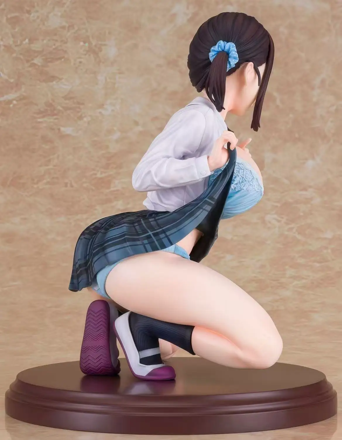 Il bellissimo suono del fiore del capo da 6,29 pollici/16 cm può spostare le figure anime sia la testa Sostituisci la postura seduta in PVC Tentazione sexy giocattoli caldi Regalo