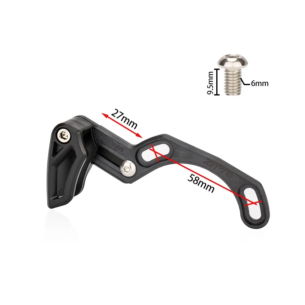 ZTTO MTB Fahrradkettenführung 1X System ISCG 05 BSA68 BB Post Mount Single Speed Kettenschutz Breiter schmaler Gangführer für 30–40 Zähne – Detail 12