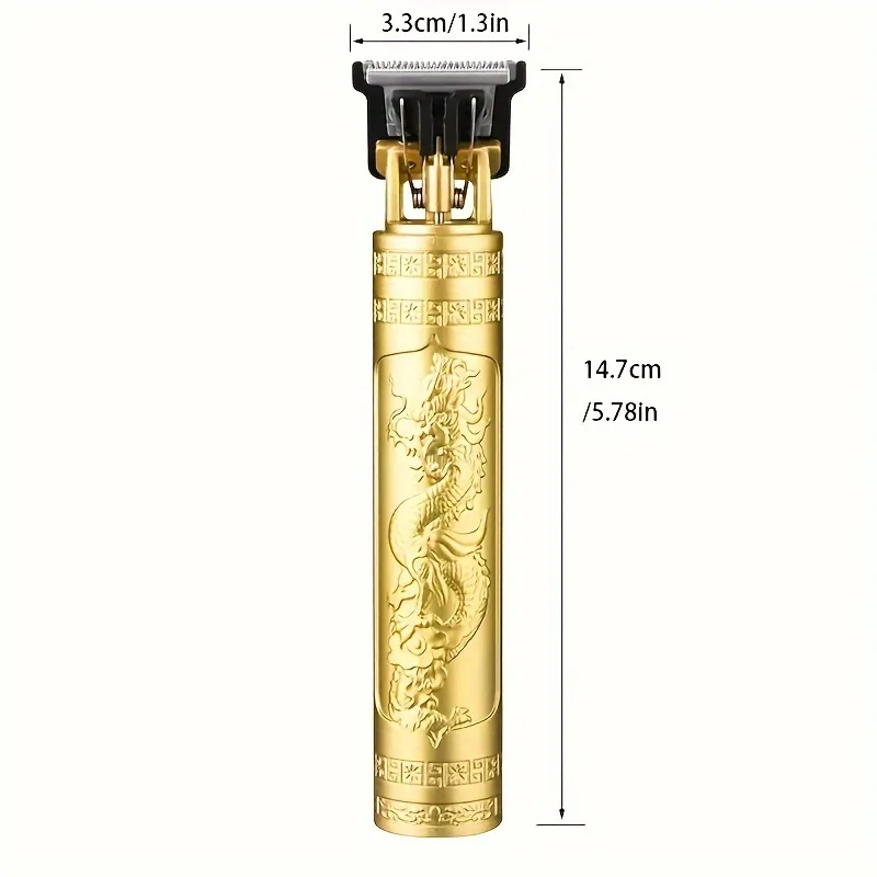 High-Power Electric Clippers Designed for Barbershops, Ideal for Shaving And Trimming with USB Charging.