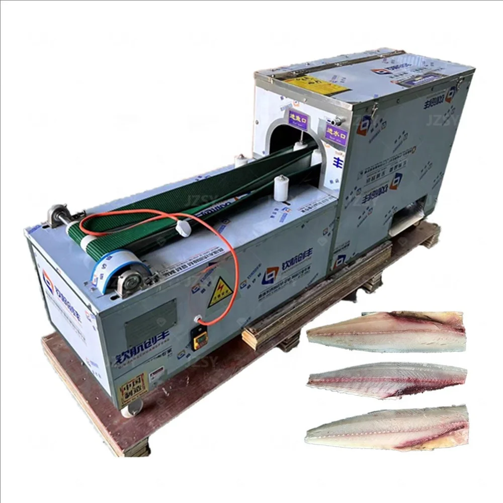 Commercial Automatic Fish Filleting Cutting Machine Fish Middle Bone Remover