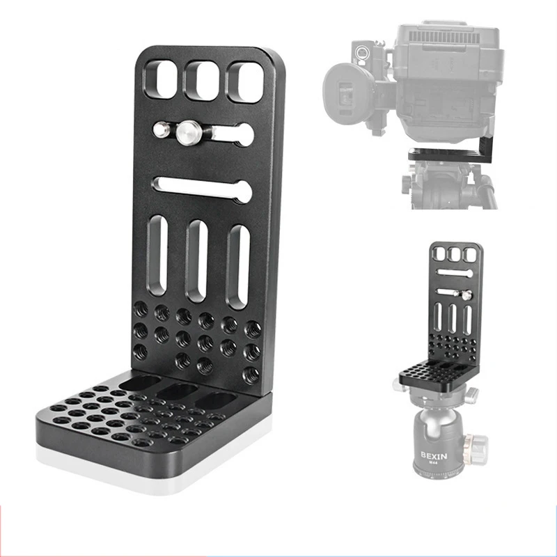 

NSH L Bracket Universal Vertical Clapper Quick Release Plate Camera Accessories for DSLR Stabilizer PTZ