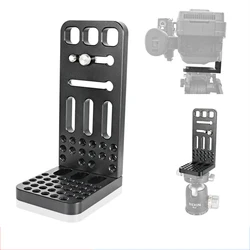 NSH L Bracket Universal Vertical Clapper Quick Release Plate Camera Accessories for DSLR Stabilizer PTZ